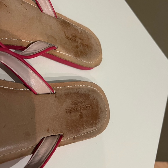 Kate Spade glitter sandals with bows - Picture 4 of 8